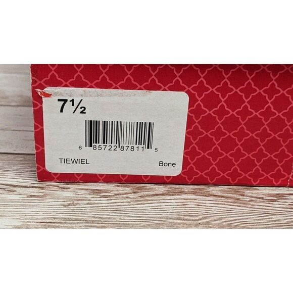 Kelly & Katie Tiewiel Womens Size 7.5 M Tan Moc Toe Slip On Flat Boat Shoes - Picture 7 of 7